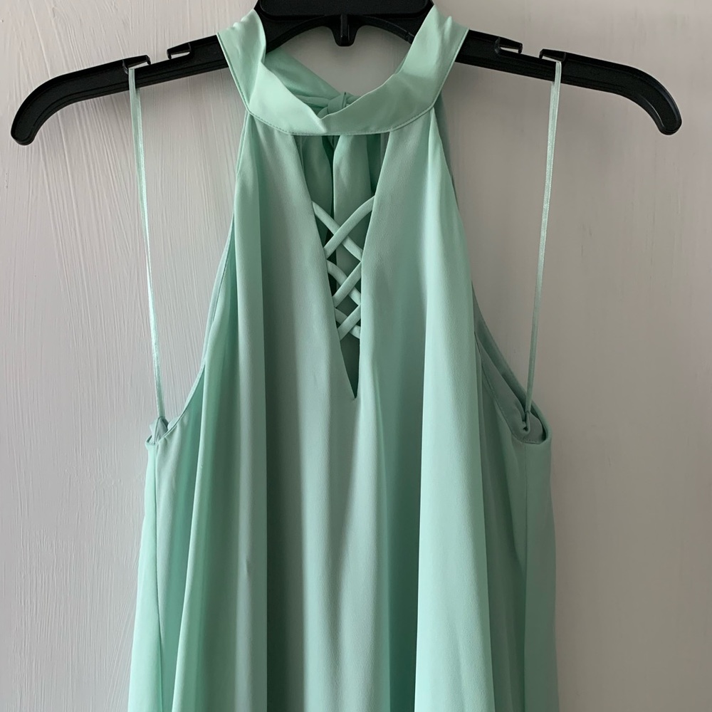 NWOT Sea Foam Green Boutique dress